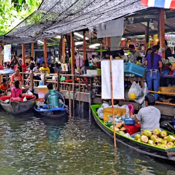Floating  Market Bangkok